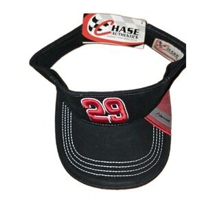 NASCAR Kevin Harvick #29 Black Visor Cap NWT Vintage Chase Authentics Adjustable